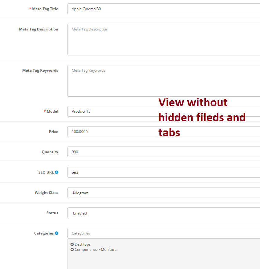 Simple Easy Quick Product Add Form For OpenCart screenshot 5