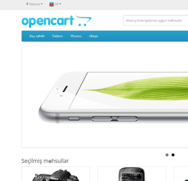 Azerbaijan Language Pack for OpenCart - Complete Pack screenshot 3