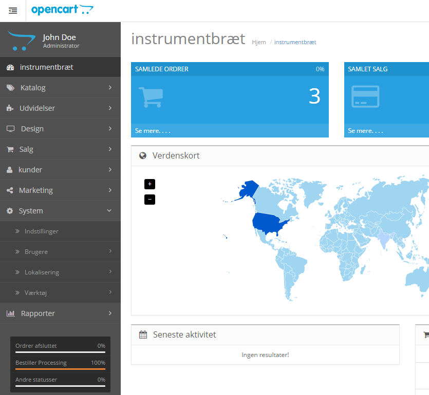 Danish Language Pack for OpenCart - Complete Pack screenshot 2