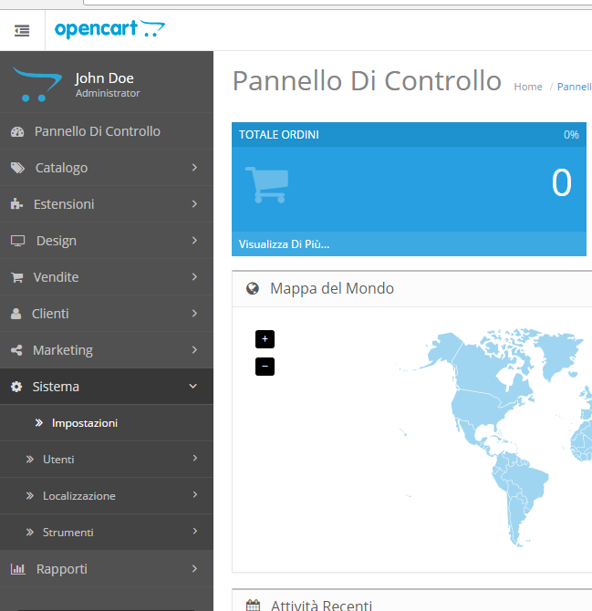 Italian Language Pack for OpenCart - Complete Pack screenshot 3