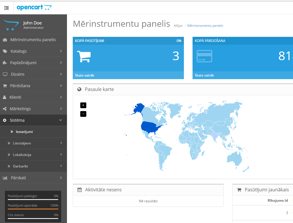 Latvian Language Pack for OpenCart - Complete Pack screenshot 2