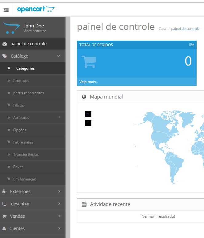 Portuguese Language Pack for OpenCart - Complete Pack screenshot 2