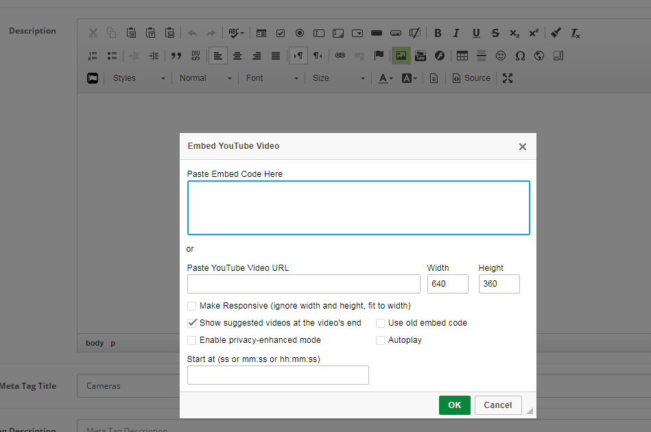Advanced Description Text Editor CKEditor For OpenCart screenshot 3