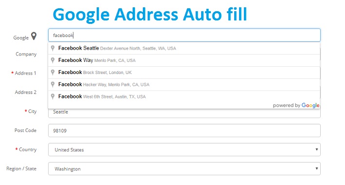 Google Address On Checkout & Register Page For OpenCart screenshot 3