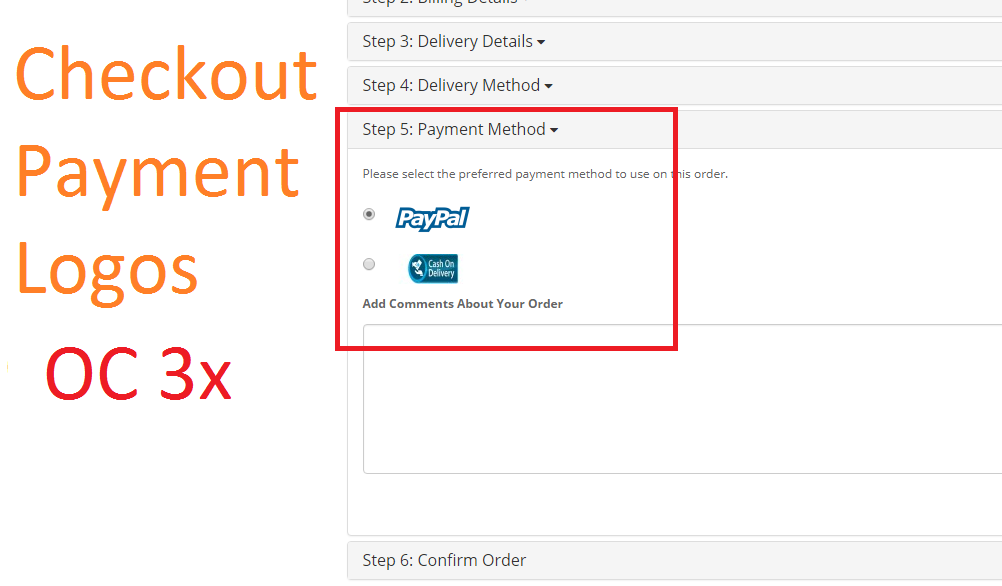Checkout Payment Method Logos For OpenCart screenshot 5