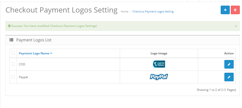 Checkout Payment Method Logos For OpenCart screenshot 4