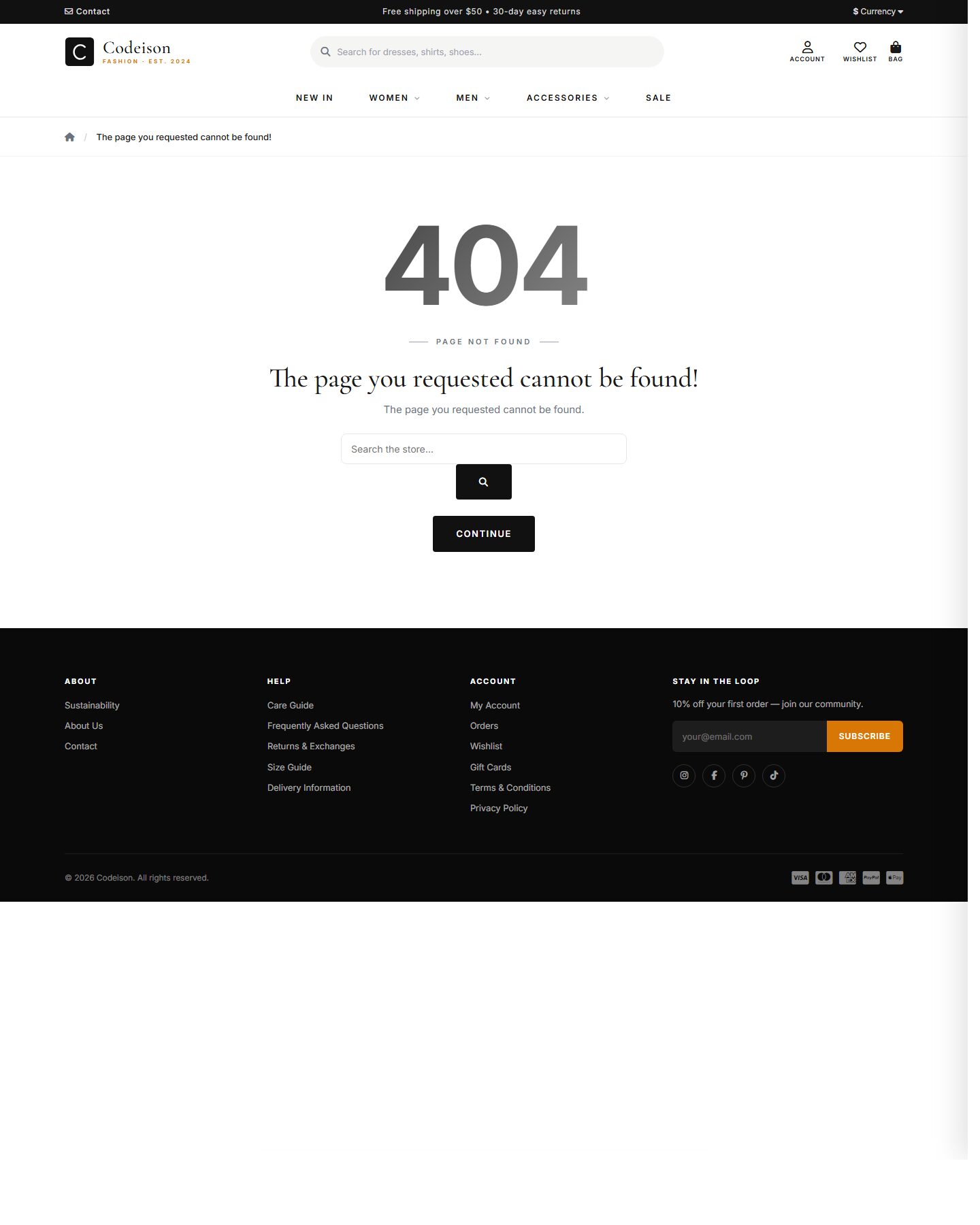 Apparel Classic OpenCart 4 Theme - Classic Layout for Fashion Stores screenshot 2