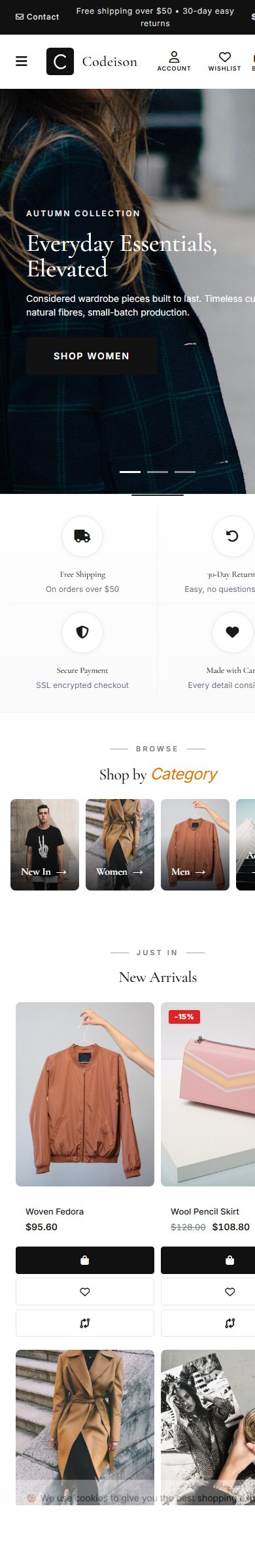 Apparel Classic OpenCart 4 Theme - Classic Layout for Fashion Stores screenshot 6