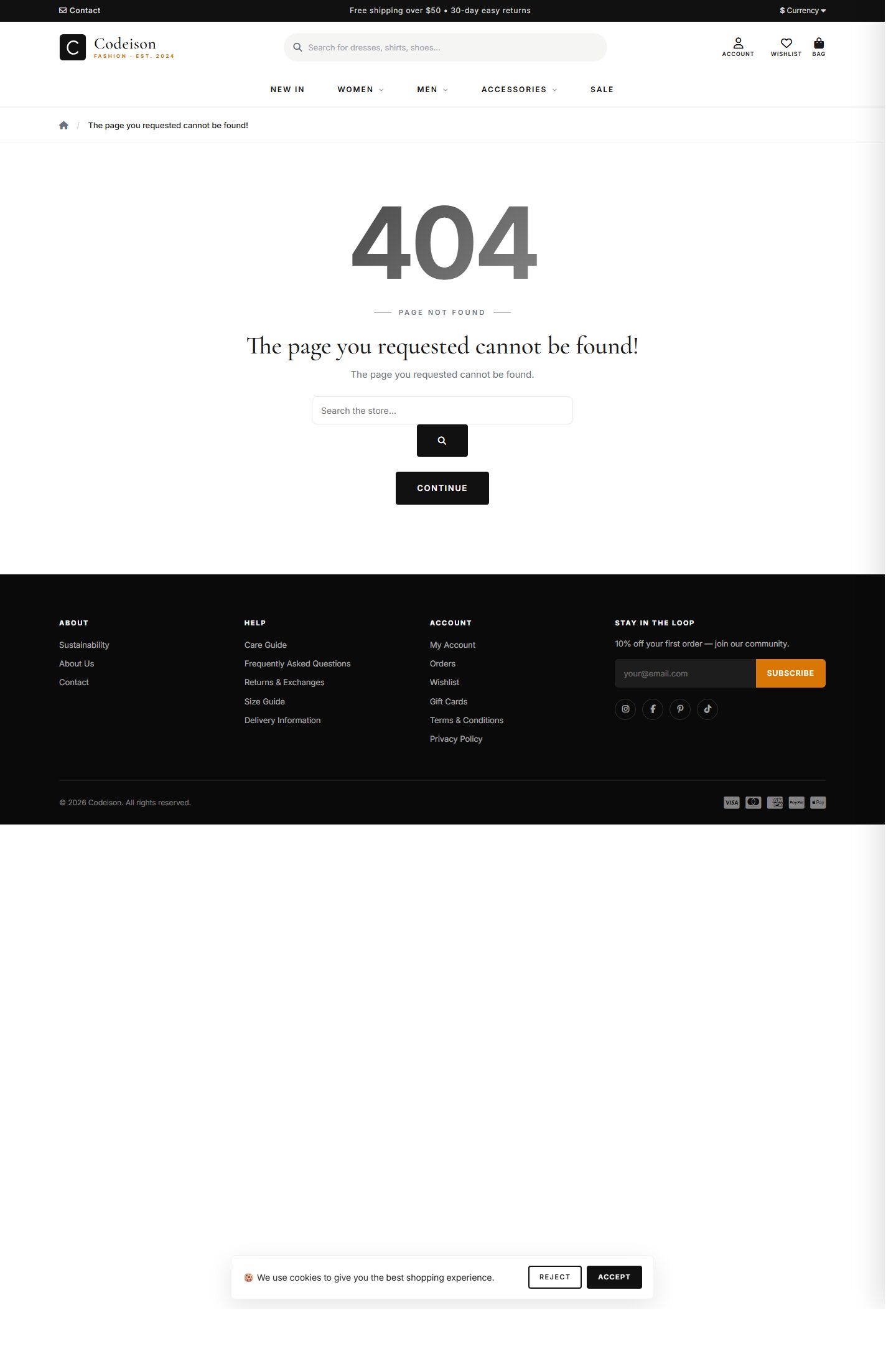Apparel Classic OpenCart 4 Theme - Classic Layout for Fashion Stores screenshot 3