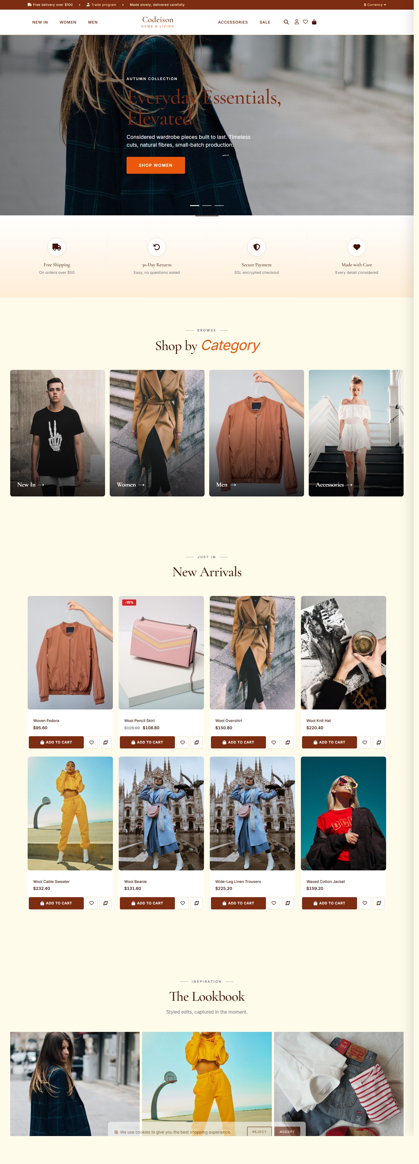 Warm-First OpenCart Theme for Fashion Brands - Apparel Classic