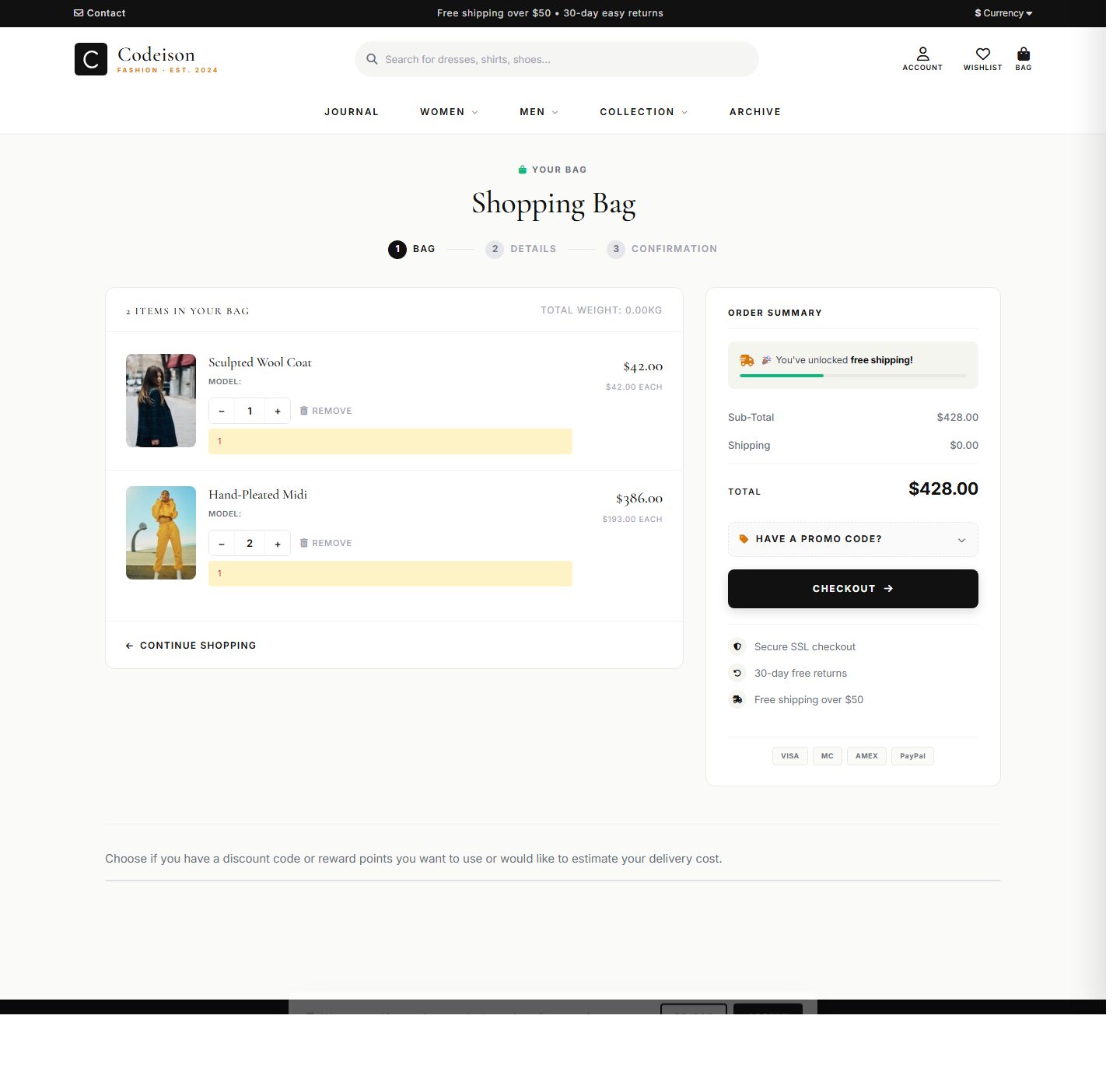 Fashion Boutique OpenCart Theme | Apparel Editorial Classic Design screenshot 4