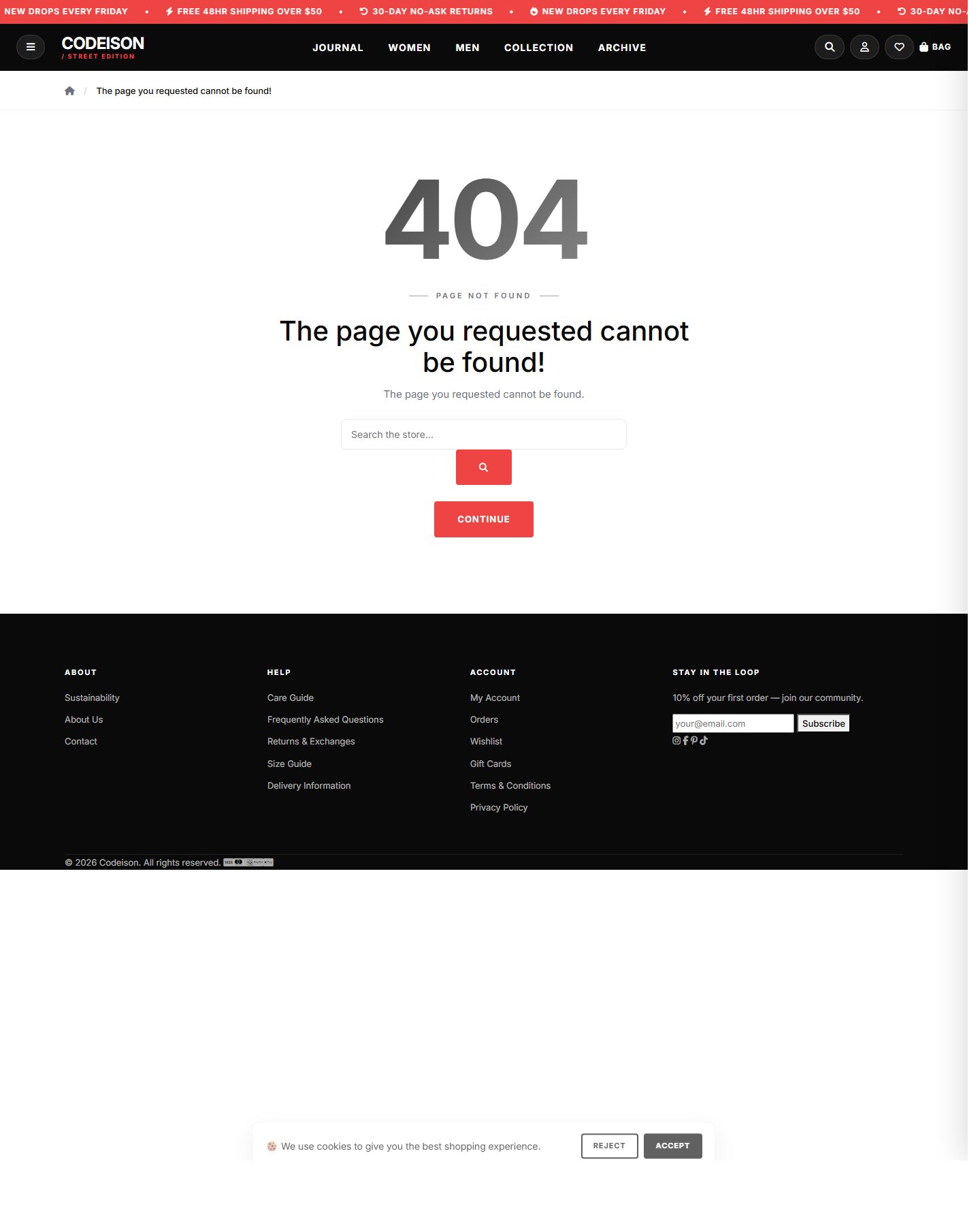 Street Apparel Editorial: OpenCart 4 Theme Built for Fashion Growth screenshot 2