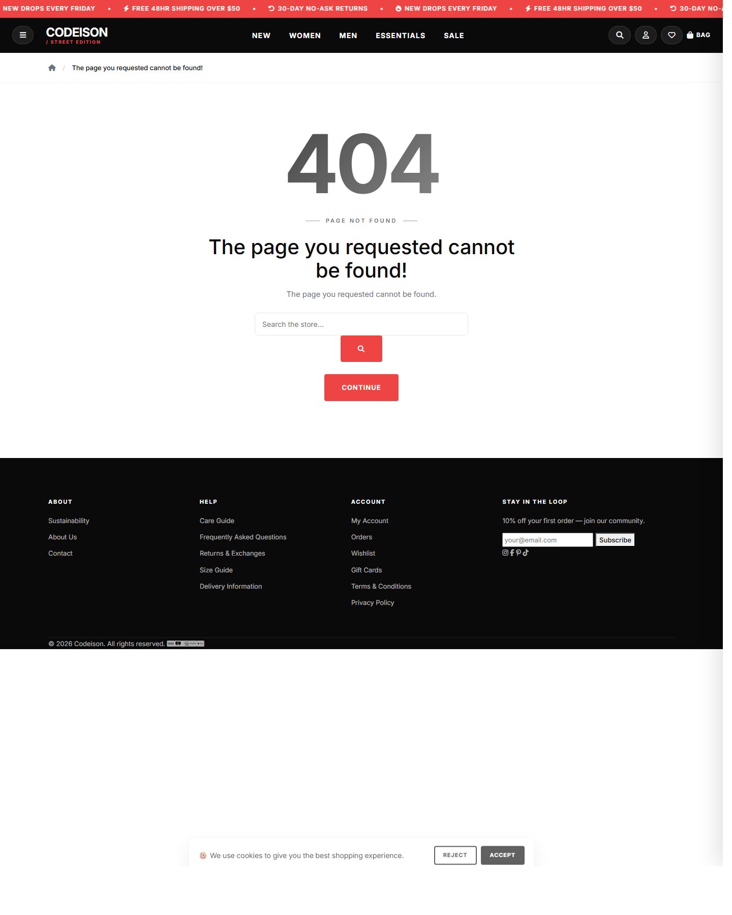 Apparel Modern x Street - Fashion OpenCart 4 Starter Theme screenshot 2