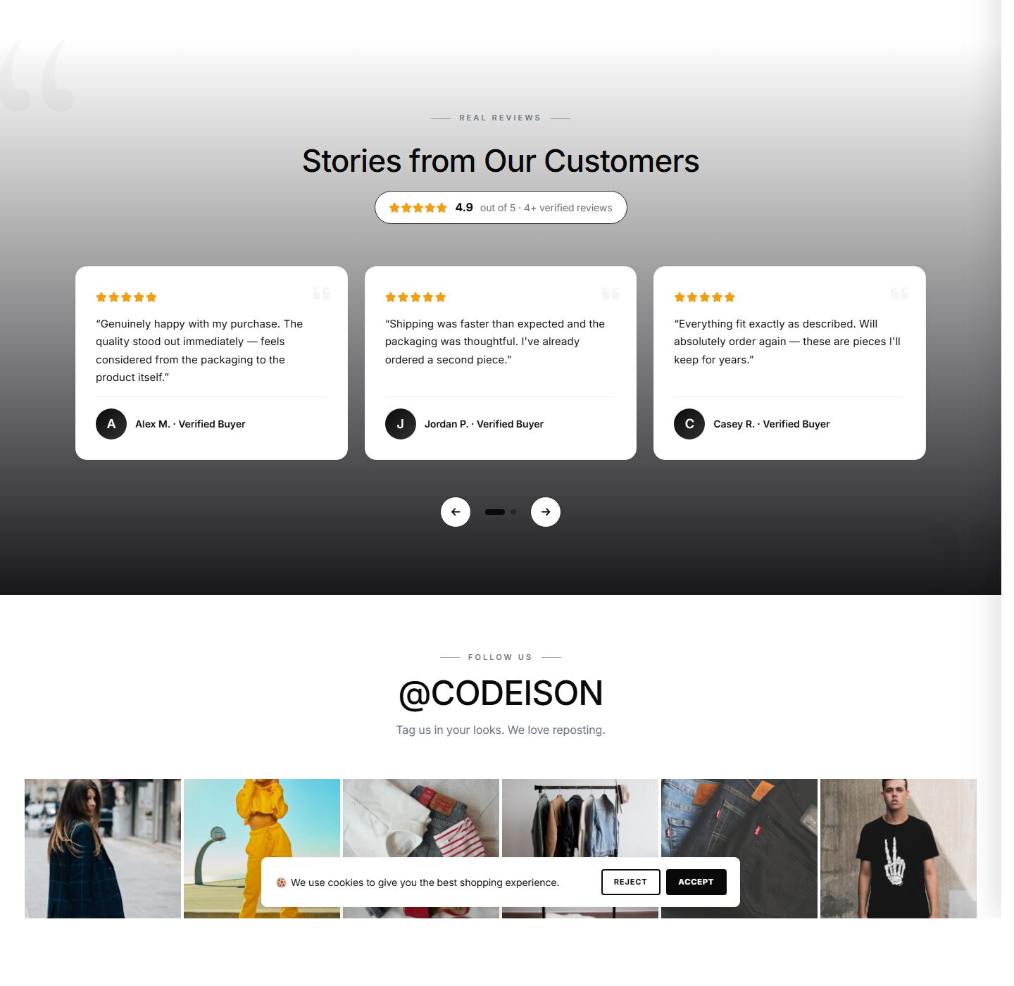 Apparel Modern x Street - Fashion OpenCart 4 Starter Theme screenshot 5