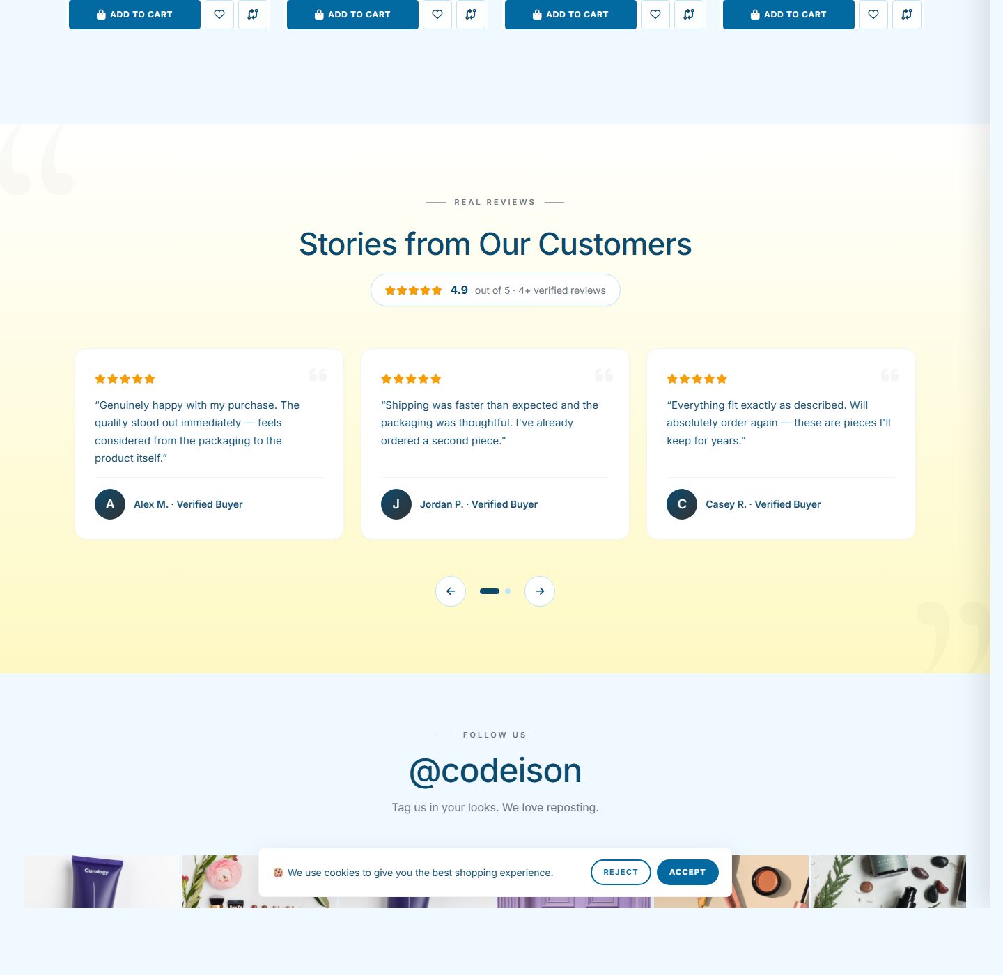 Beauty Clean x Bright - Beauty OpenCart 4 Starter Theme screenshot 5