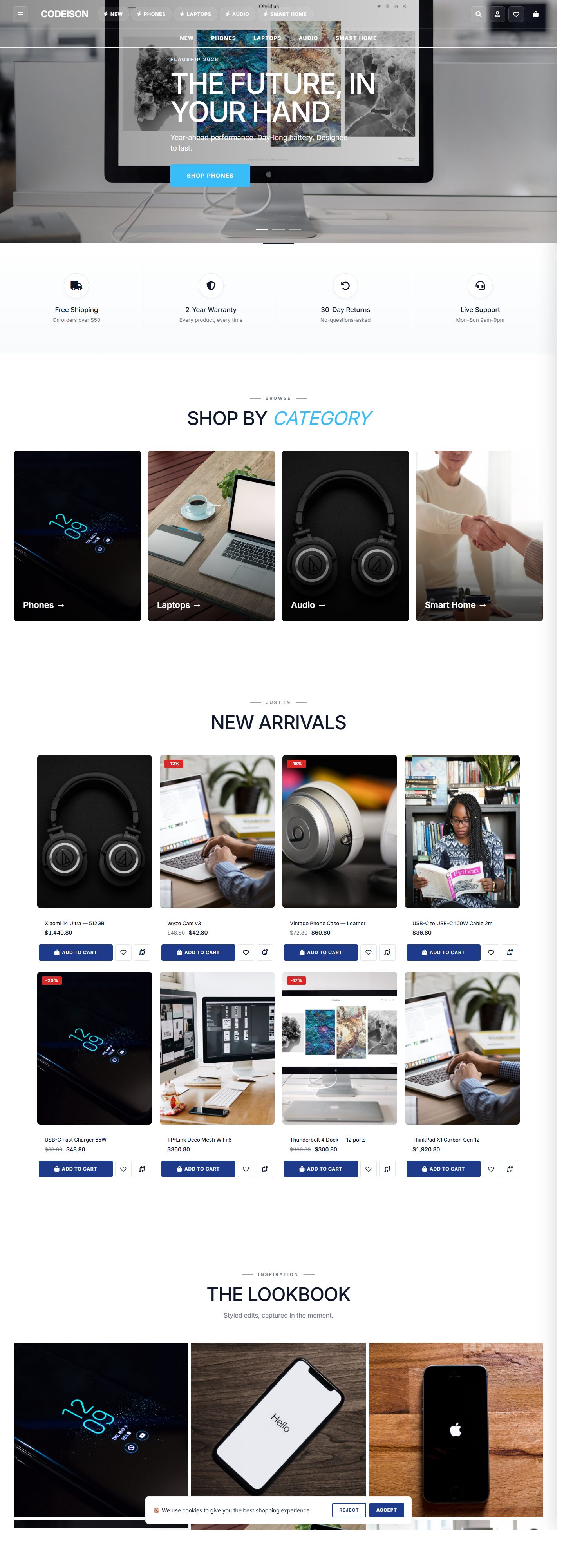 Electronics Tech: Bold-Style OpenCart Theme for Modern Electronics