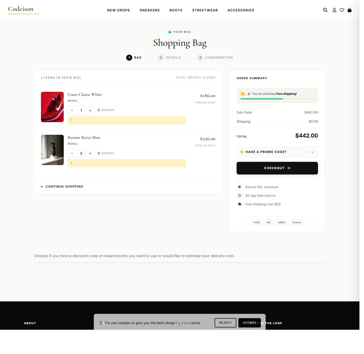 Premium Footwear Theme for OpenCart 4.1 | Footwear Street Modern screenshot 4
