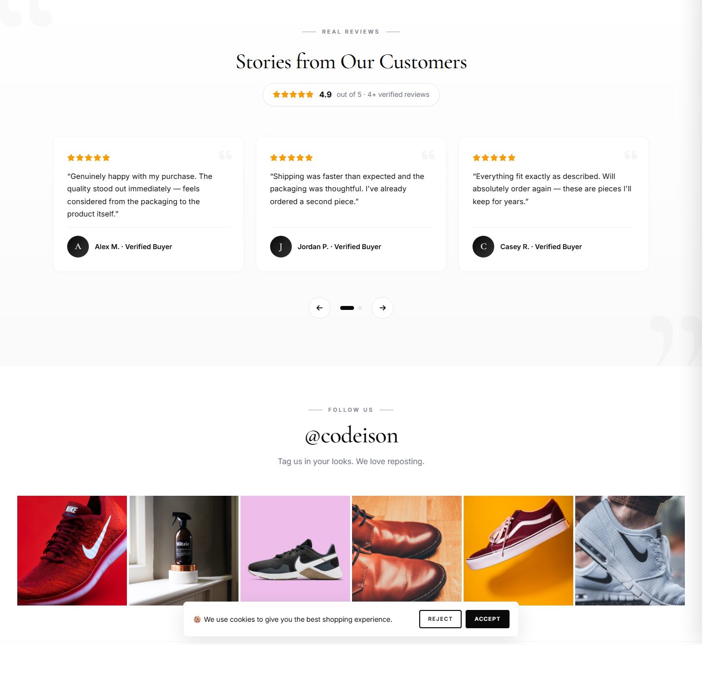 Premium Footwear Theme for OpenCart 4.1 | Footwear Street Modern screenshot 5