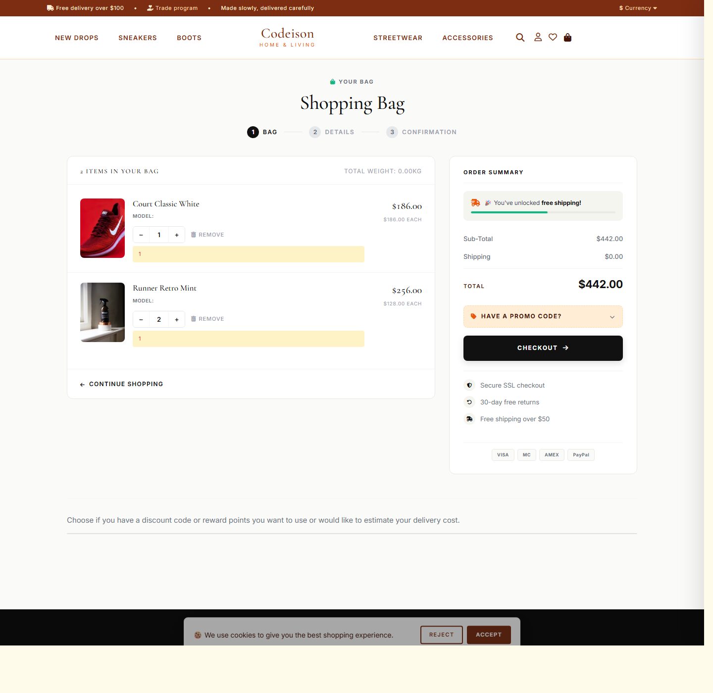 Warm-First OpenCart Theme for Footwear Brands - Footwear Street screenshot 4