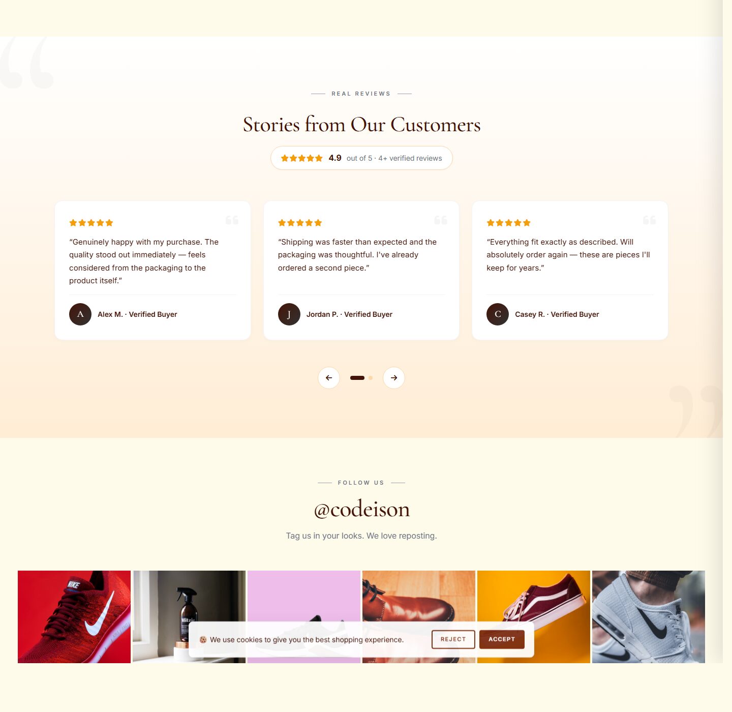 Warm-First OpenCart Theme for Footwear Brands - Footwear Street screenshot 5