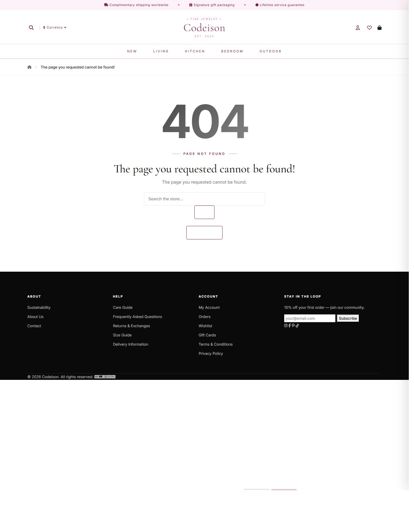 Mobile-First Homeware OpenCart Theme - Homeware Warm/Luxe screenshot 2
