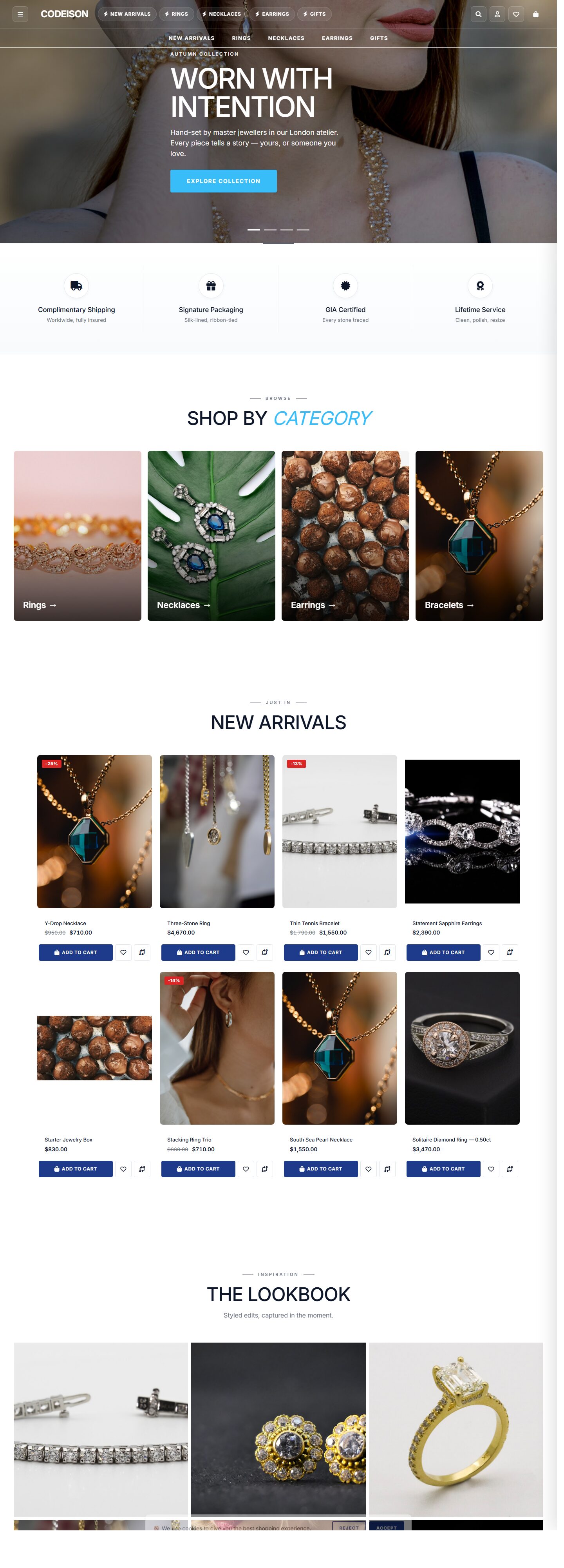Jewelry Luxe: Bold-Style OpenCart Theme for Modern Jewelry