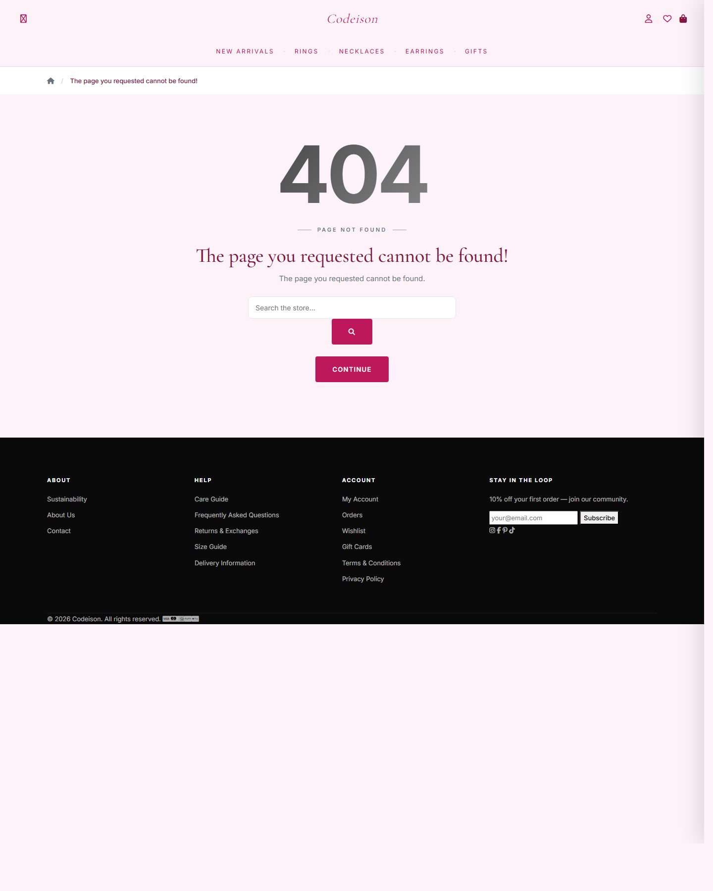 Jewelry Luxe OpenCart 4 Theme - Soft Layout for Jewelry Stores screenshot 2