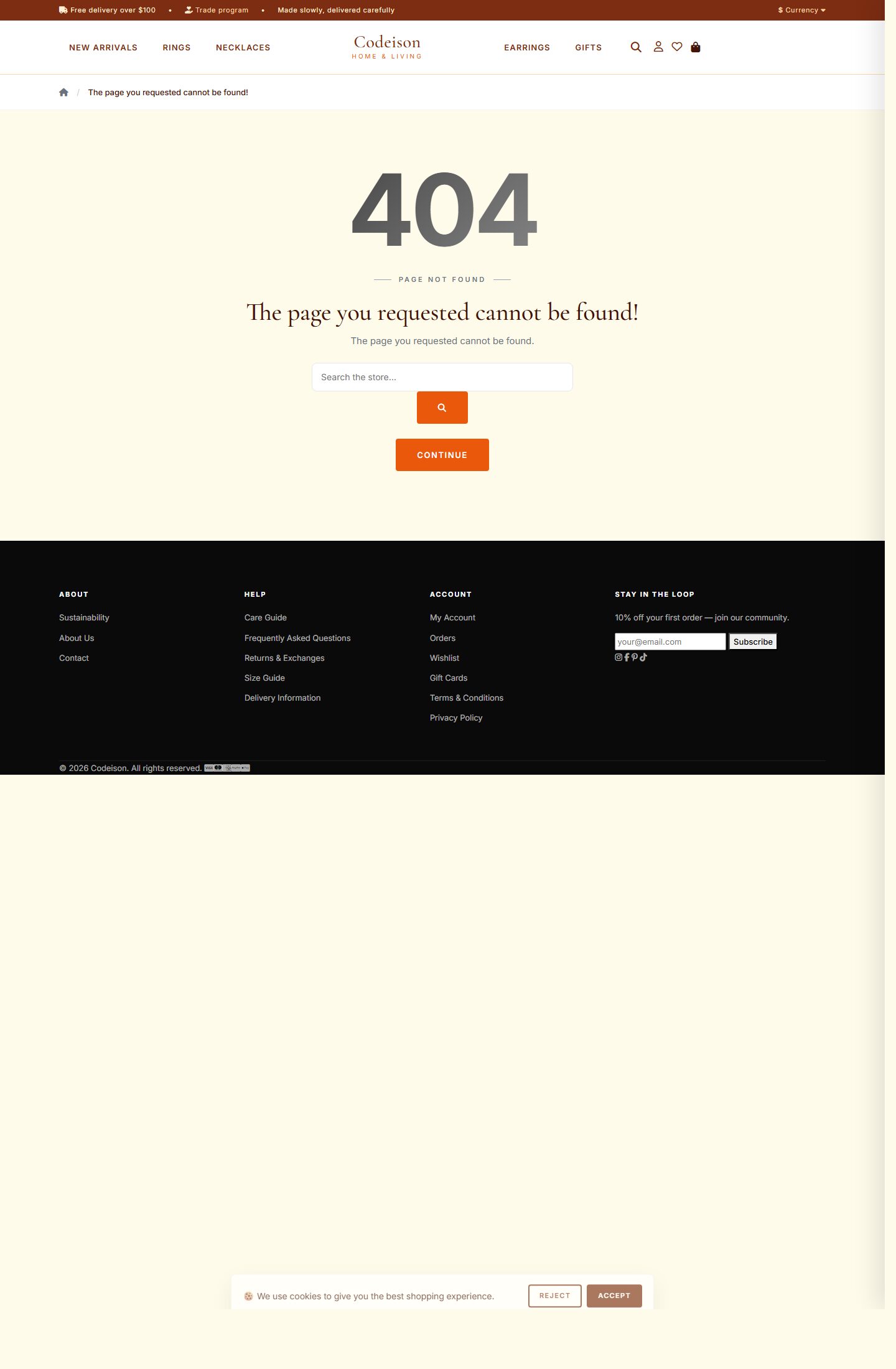 Premium Jewelry Theme for OpenCart 4.1 | Jewelry Luxe Warm screenshot 3