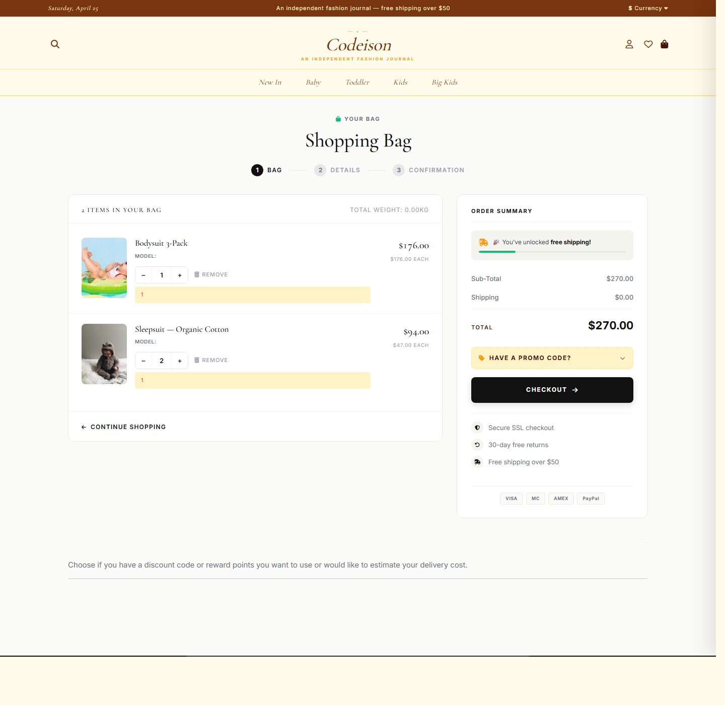 Sell Kidswear Online: Kidswear Bright OpenCart 4 Theme (Editorial Layout) screenshot 4