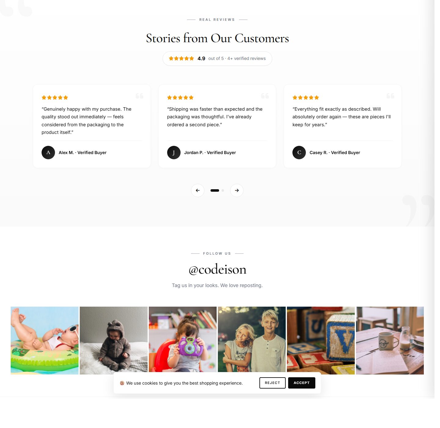 Modern-First OpenCart Theme for Kidswear Brands - Kidswear Bright screenshot 5