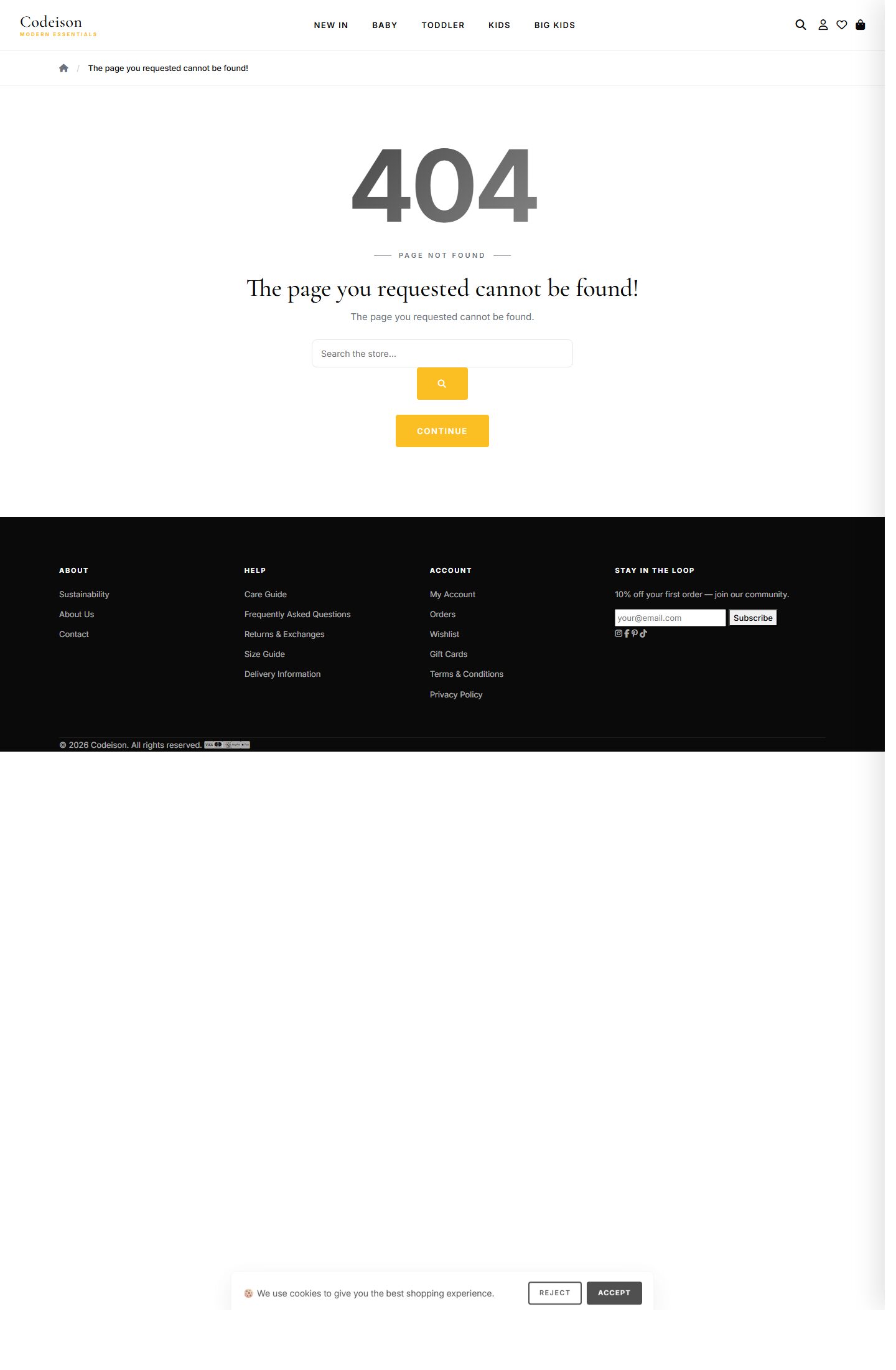 Modern-First OpenCart Theme for Kidswear Brands - Kidswear Bright screenshot 3