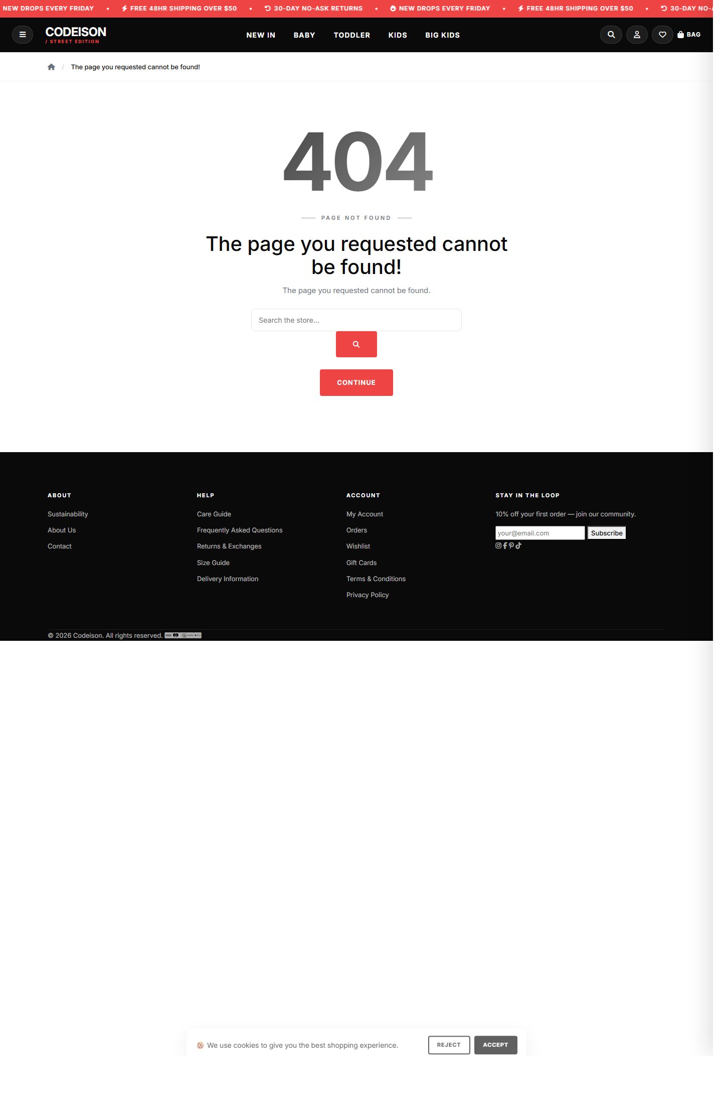 Kidswear Bright x Street - Kidswear OpenCart 4 Starter Theme screenshot 3