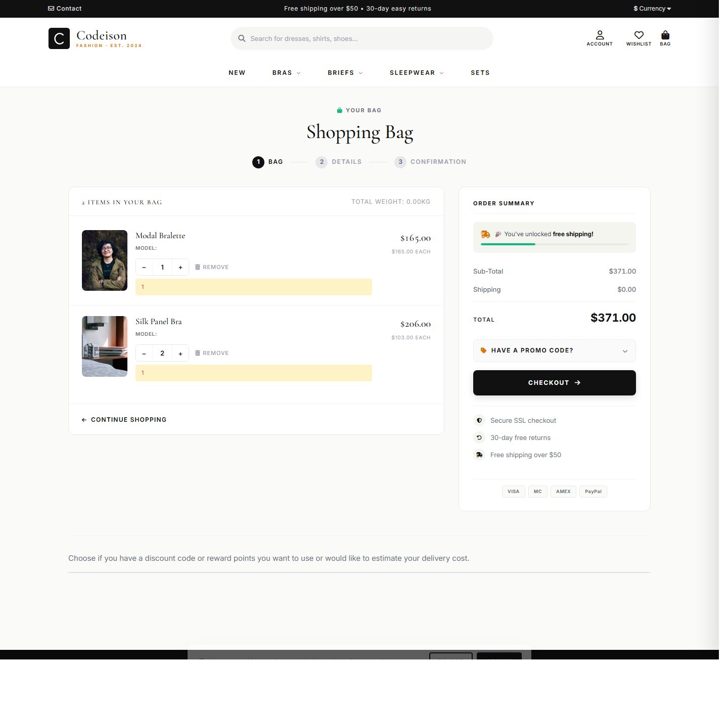 Lingerie Storefront Theme - Lingerie Soft/Classic for OpenCart 4 screenshot 4