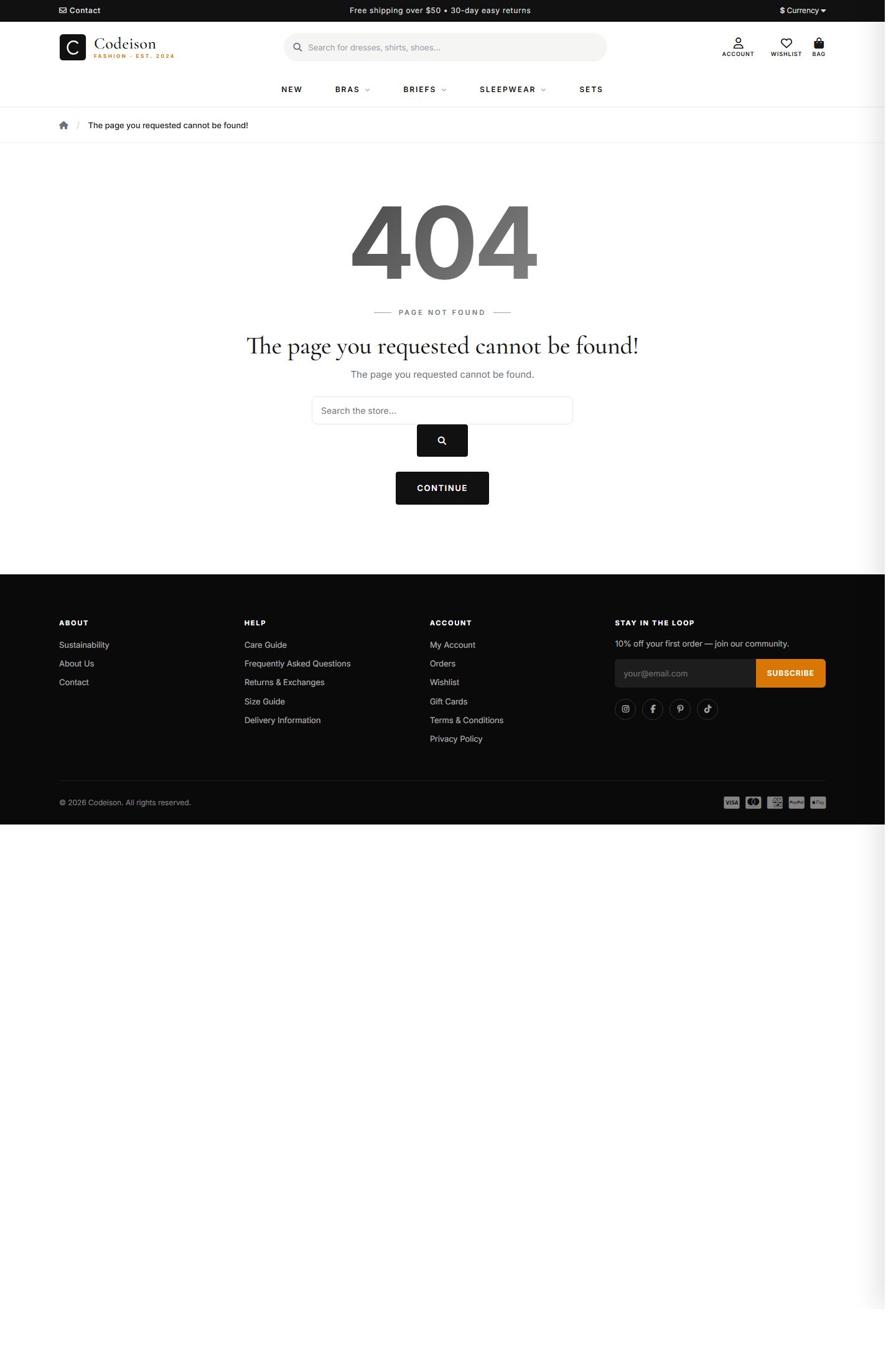 Lingerie Storefront Theme - Lingerie Soft/Classic for OpenCart 4 screenshot 3