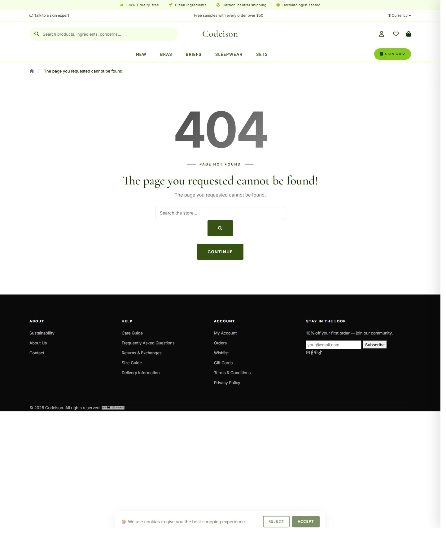 OpenCart 4 Theme for Lingerie: Lingerie Soft Pack, Clean Header screenshot 2