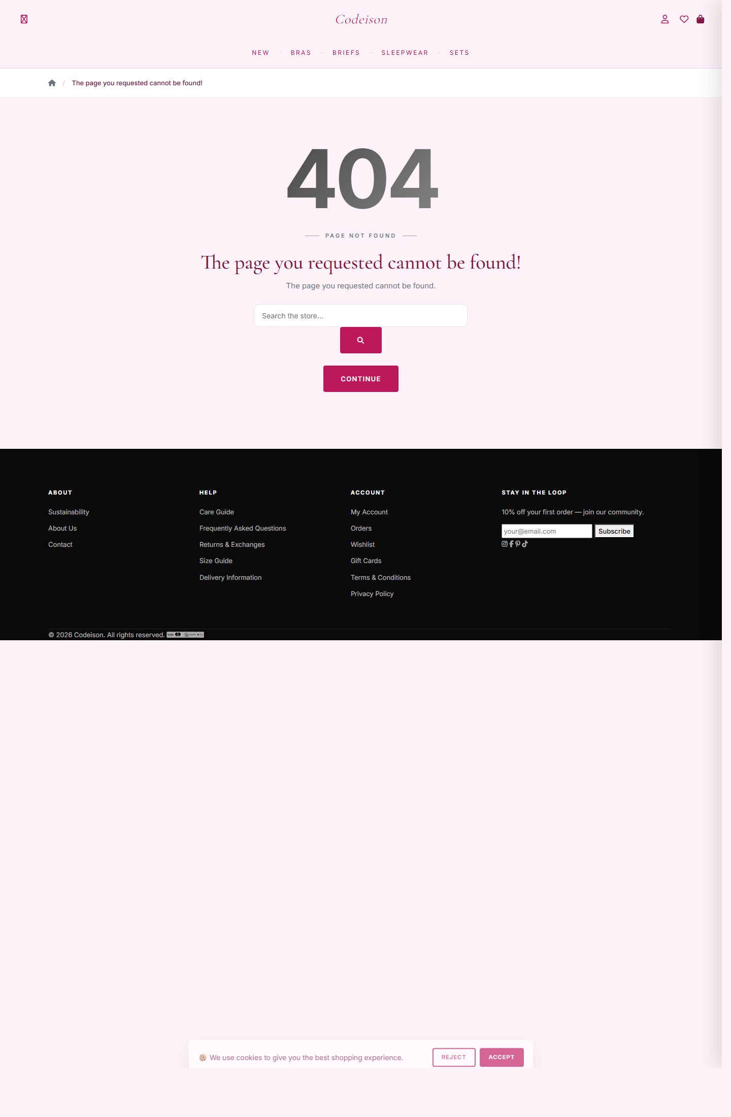 Lingerie Boutique OpenCart Theme | Lingerie Soft Soft Design screenshot 3