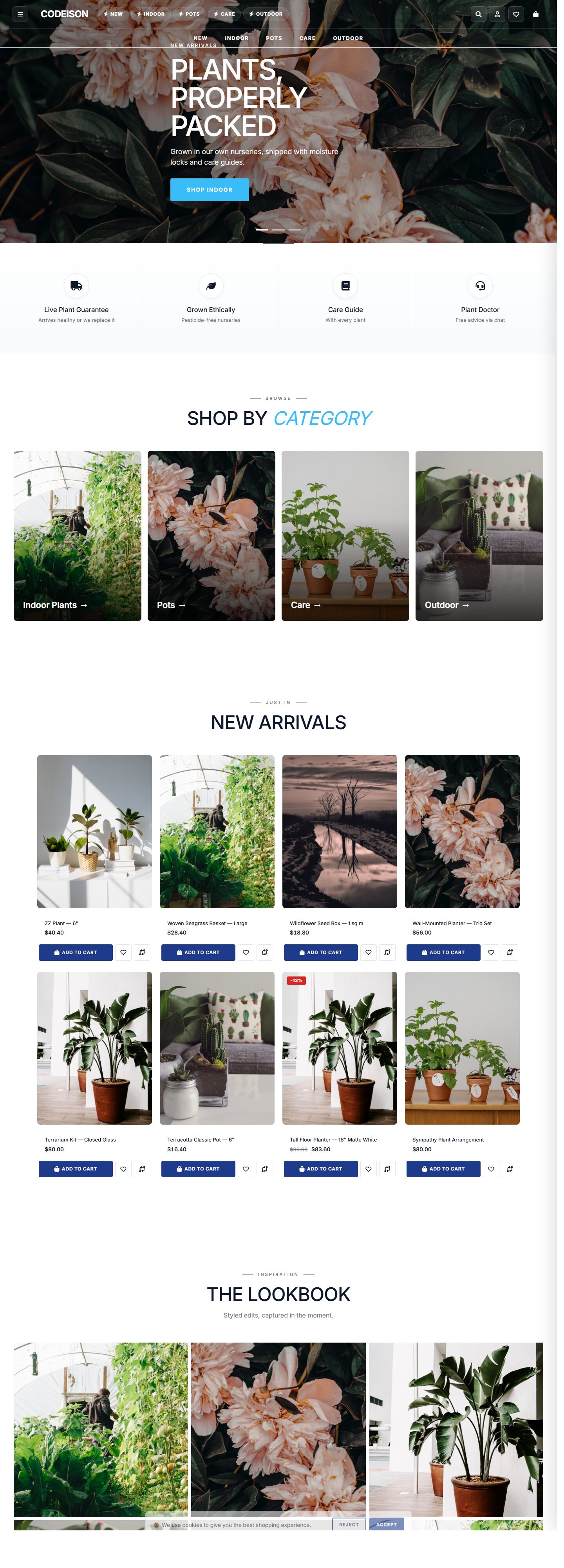 Launch a Garden Store with Plants Green - OpenCart 4 Bold Theme