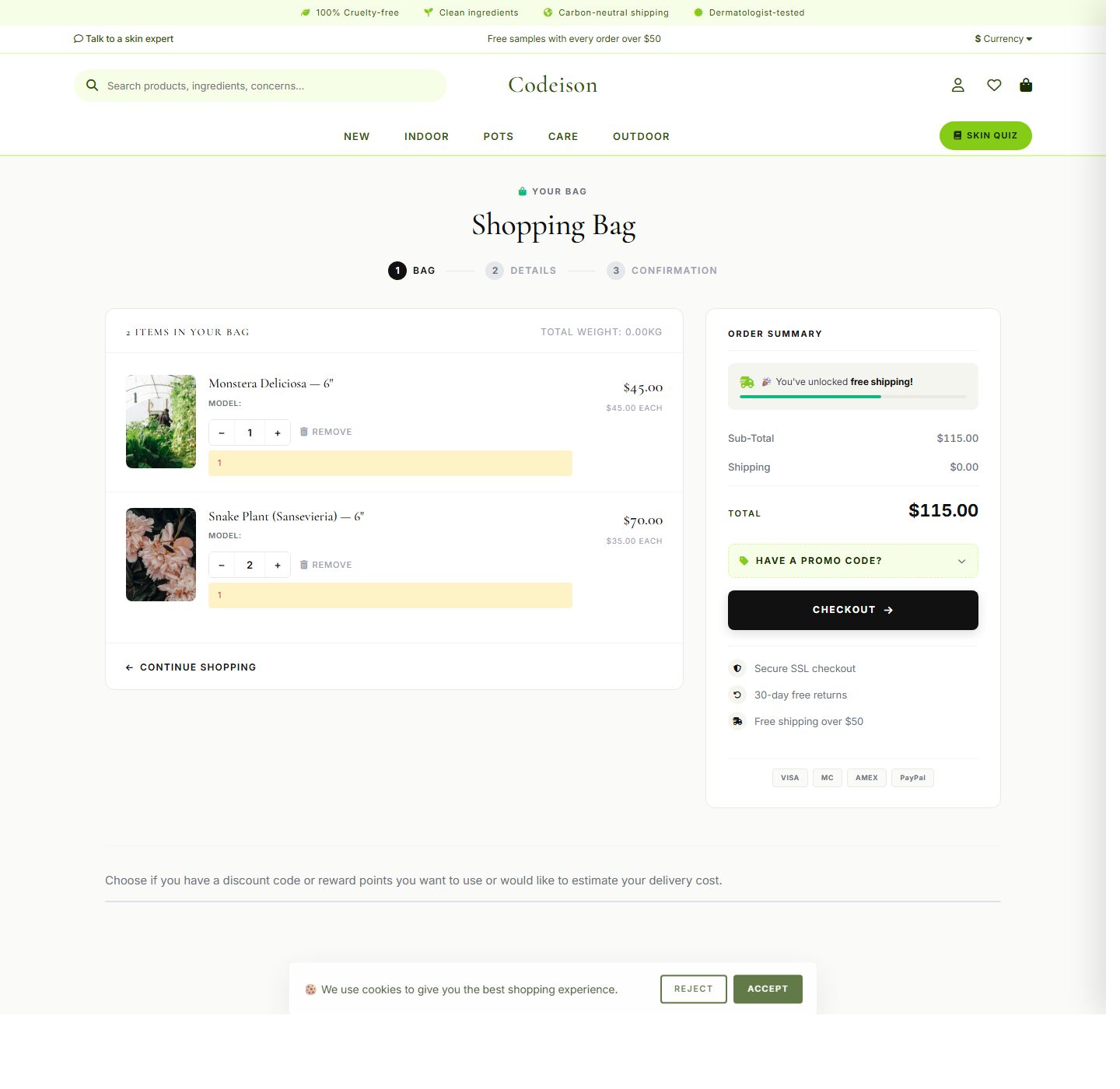 Sell Garden Online: Plants Green OpenCart 4 Theme (Clean Layout) screenshot 4