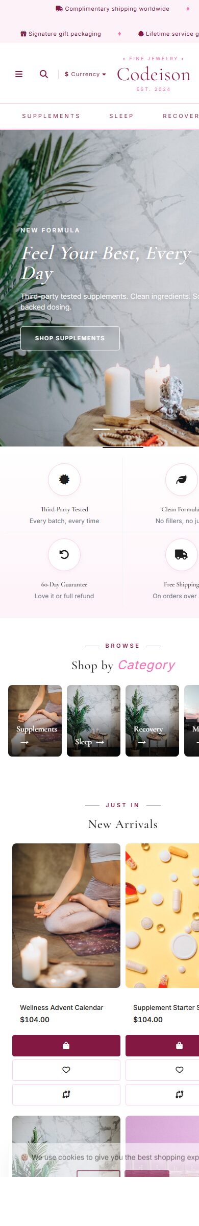 Launch a Wellness Store with Wellness Minimal - OpenCart 4 Luxe Theme screenshot 6
