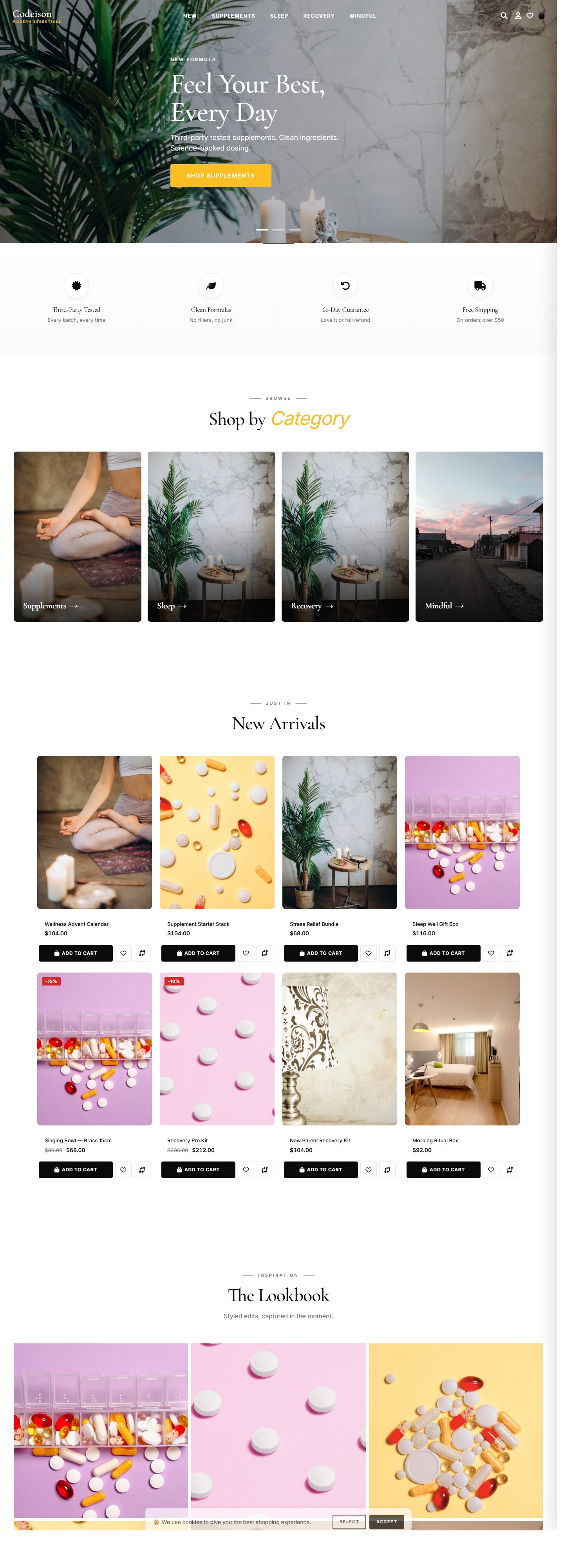 Modern-First OpenCart Theme for Wellness Brands - Wellness Minimal